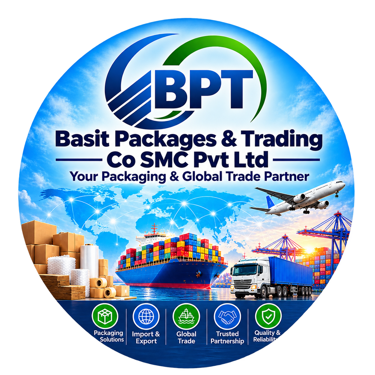 Basit Packages Logo
